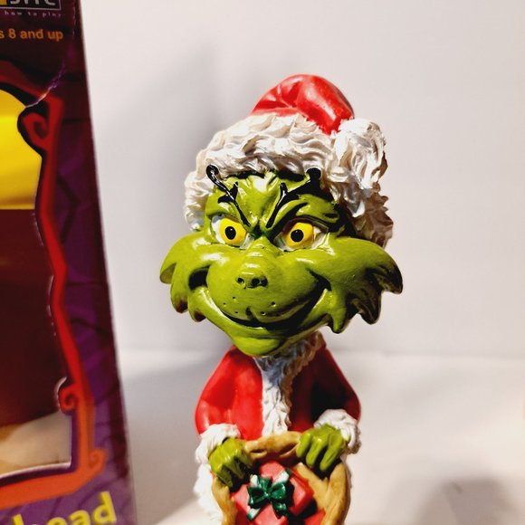 VTG Dr. Seuss How The Grinch Stole Christmas Grinch Bobblehead 2002 by ToySite - Picture 11 of 11